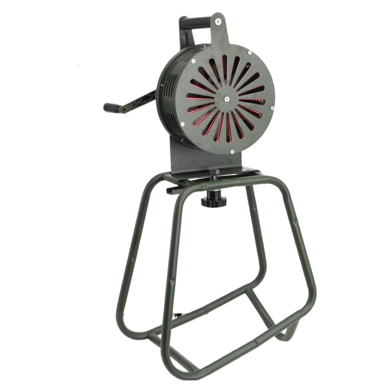 AMZBNEIDI Stainless Steel Hand Meat Grinder for Home Use, Hand Crank Siren Horn 110dB Manual Portable Air Raid Security Alarm Multicolor Sporting(Lk-120 Green)