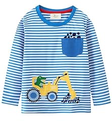 3-blue Stripes - Excavator