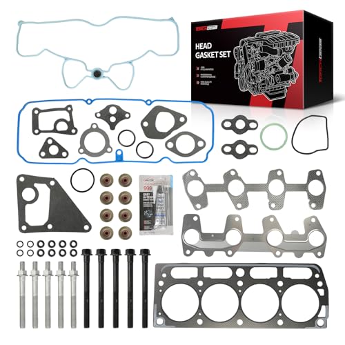 Image of Torchbeam Head Gasket Kit, Engine Cylinder Head Gasket Set Fit for Chevy S10 1998-2003, Cavalier 1998-2002, GMC Sonoma 1998-2003, Pontiac Sunfire 1998-2002 2.2L, Replace# ES72170 HS9170PT-1 HS9170PT-2