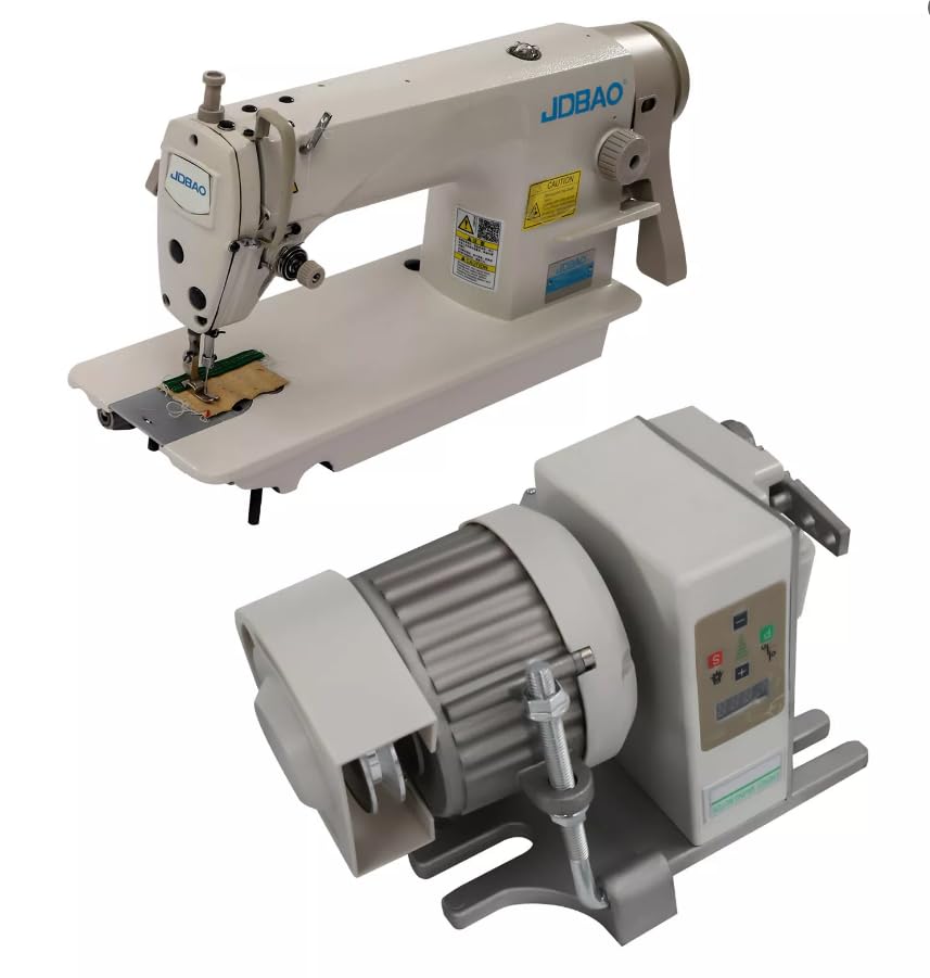 Lidhujnk 550W Industrial Sewing Machine, DIY Patch Leather Shoes Repair,110V Heavy Duty Commercial Grade Strength Sewing Machine for Tailors, Fashion Designers, Bridal Stores?Table not included?