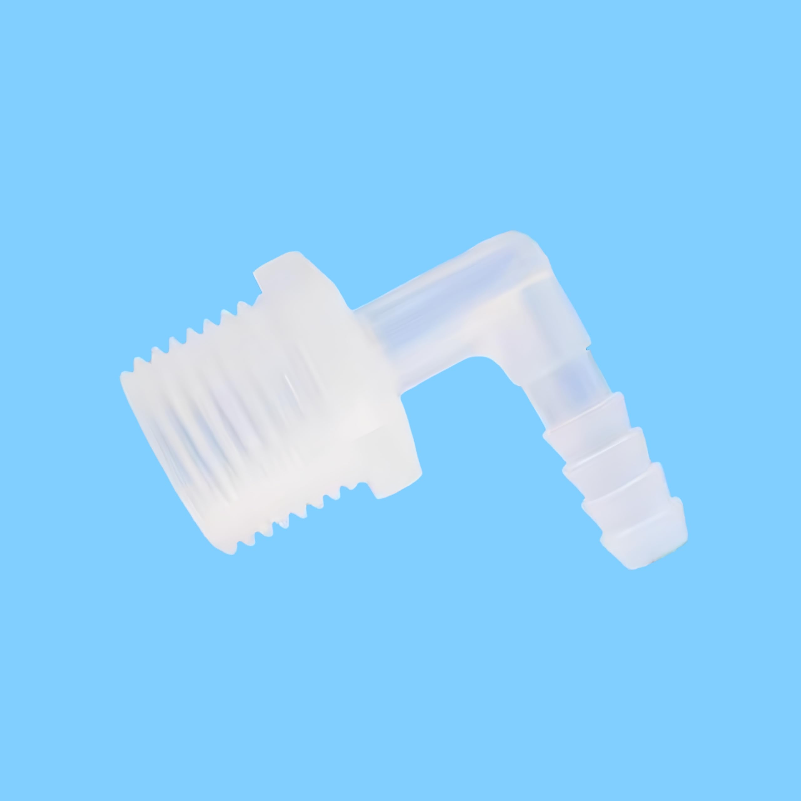 Plastikowa końcówka do węża PP, plastikowa Adapter montażowy 1/2G męski na 3/8 cala, 1 opakowanie płynne paliwo