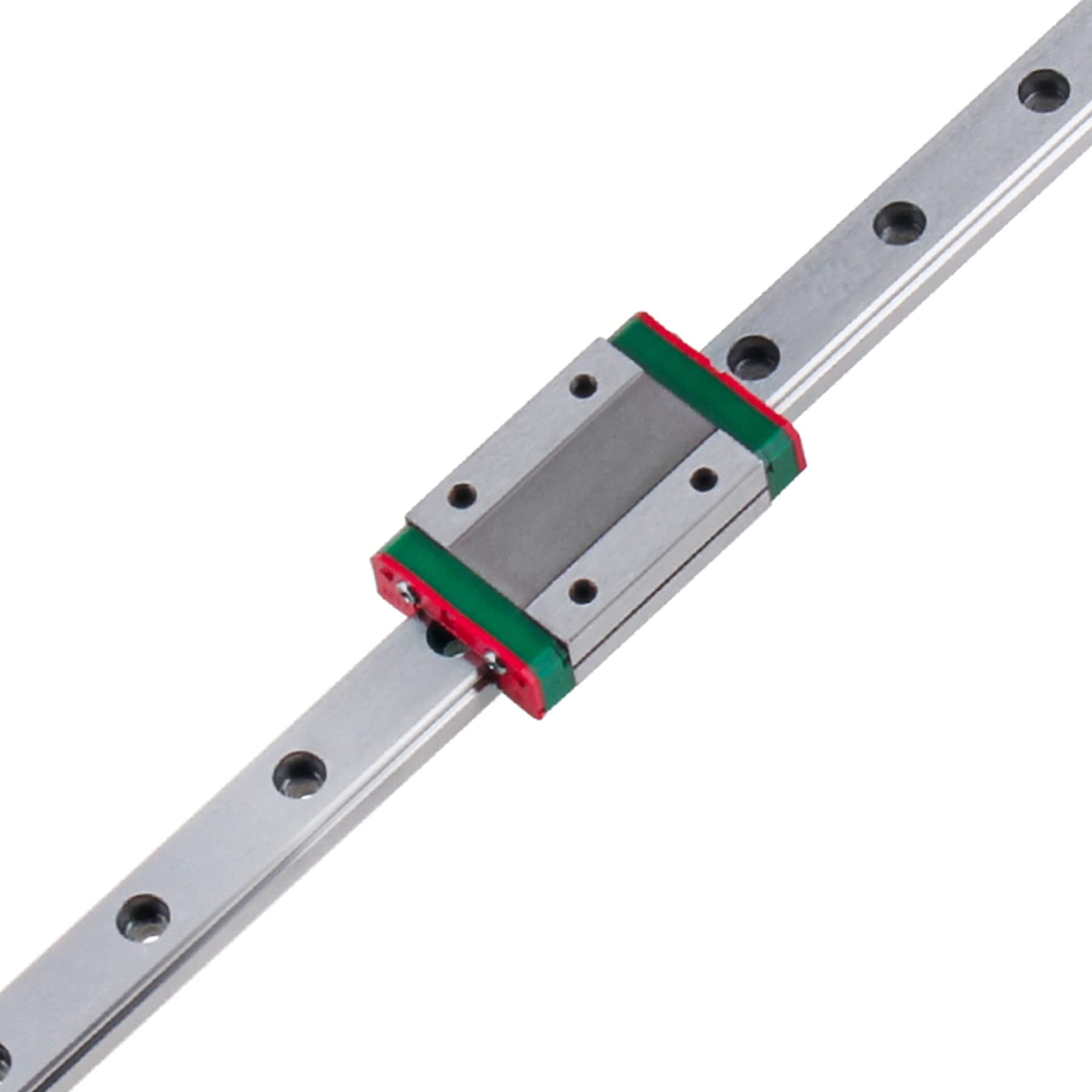 ANWOK MGN12 500mm Linear Guide Rail Linear Motion Products with 1PCS MGN12H Sliding Blocks for 3D Printer and CNC Machine (H-Type)