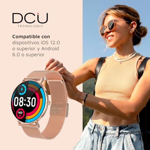 DCU Smartwatch Boulevard Or Rose Smartwatch 1 3" – Image 5