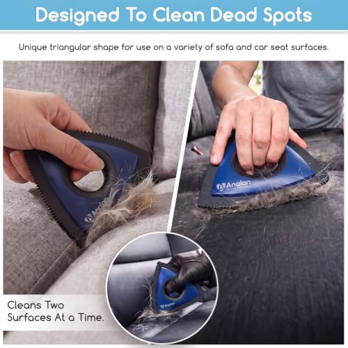 Image of Analan Mini Pet Hair Remover for Car Detailing Dog Hair Tool(Blue Violet)