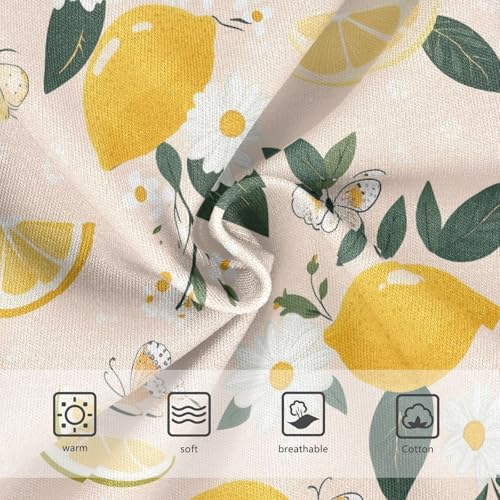 Girls Underwear Soft Cotton Lemon Kids Panties in Sizes 2/3t, 4t, 5t, 6 and 83