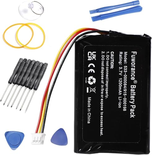 Fuworance 1200 mAh 3,7 V 533-000084 Ersatzakku kompatibel mit Logitech Harmony Touch/Harmony One/Harmony Ultimate 533-000083, 915-000198, 915-000201, 1209 Telefonakku