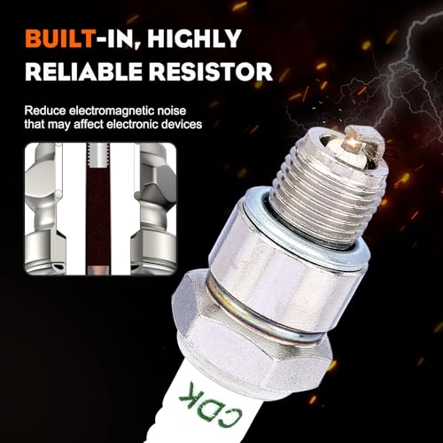 Image of BR6HS Spark Plug for Torch E6RC Champion RL82C RL86C Robin 065-01401-50S NGK BR6HS Spark Plug 4 PACK