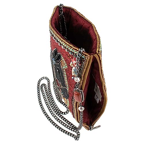 Mary Frances Let’s Gallop Beaded Mini Crossbody Bag Novelty Evening Clutch Purse, Multicolor 5