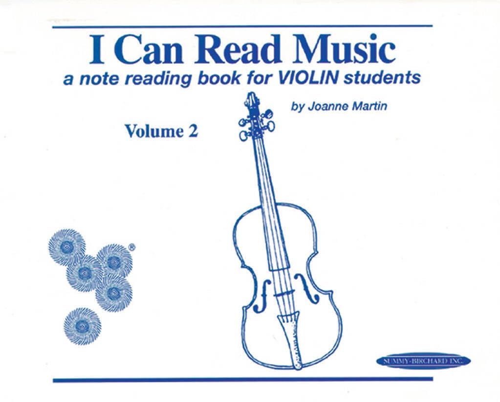 I Can Read Music, Vol 2: A note reading book for VIOLIN students