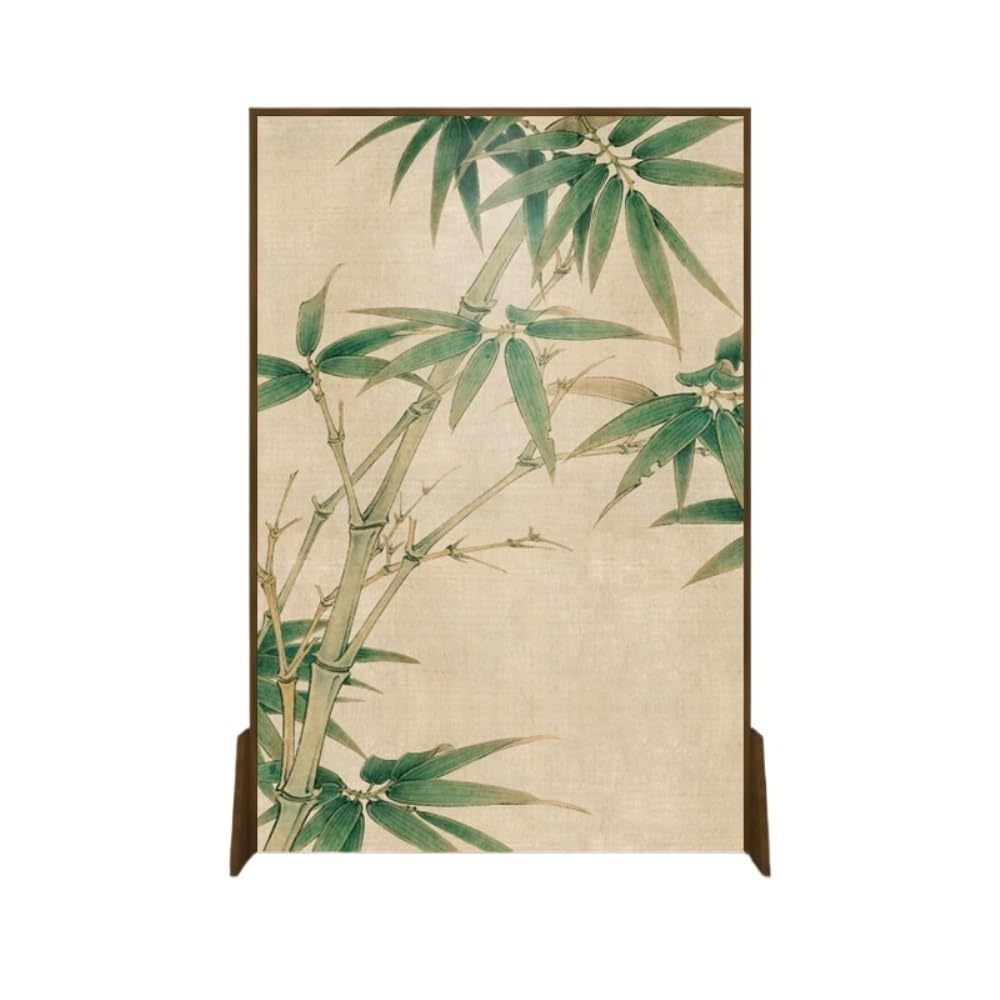 Privacy Screen Floor-standing Screen Partition, Living Room, Home Entrance Background Wall, Bedroom Decoration, Bamboo Floor Room Divider
