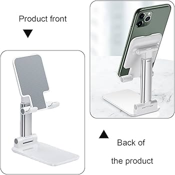 Ttdesefu Foldable Tablet/Phone Stand for Desk, New Upgrade Adjustable  Portable Cell Phone Tablet Holder, Compatible with Mobile  Phone/iPad/Kindle/Laptop/Tablet (silvery): Amazon.co.uk: Electronics & Photo