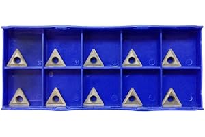 10 PC 3/8" C6 Carbide Tip Inserts for TCMT Lathes