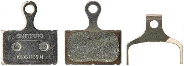 SHIMANO Spares K03S Disc Brake Pads and Spring, Steel Backed, Resin, One, One Size, 8Y898010