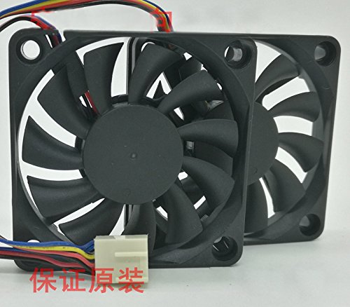SA61O2U - Ventilador de refrigeración de 6 cm - PFGA 12 V 0,4 A 4 Cables (2 Unidades)