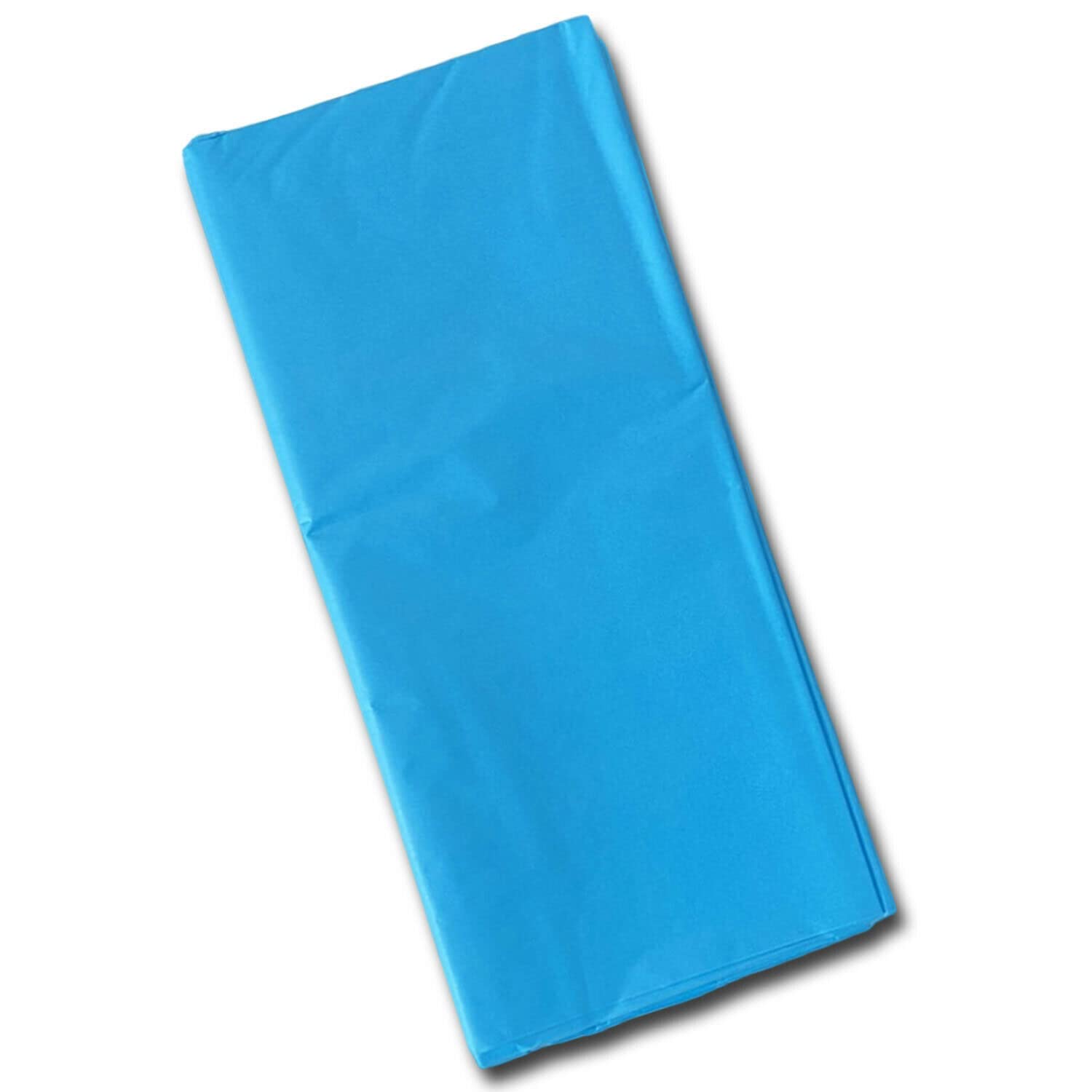 Lizzy 6pk Tissue Paper | 50 x 70cm Solid Colour Crepe Paper Sheets | Perfect for Gift Wrapping, Art and Craft Tissue Paper (Blue)
