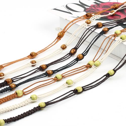 Women's Tassel Hand Woven Belt Women's Bohemian Style for Dress Western Cowgirl Sweater Chain Belt2