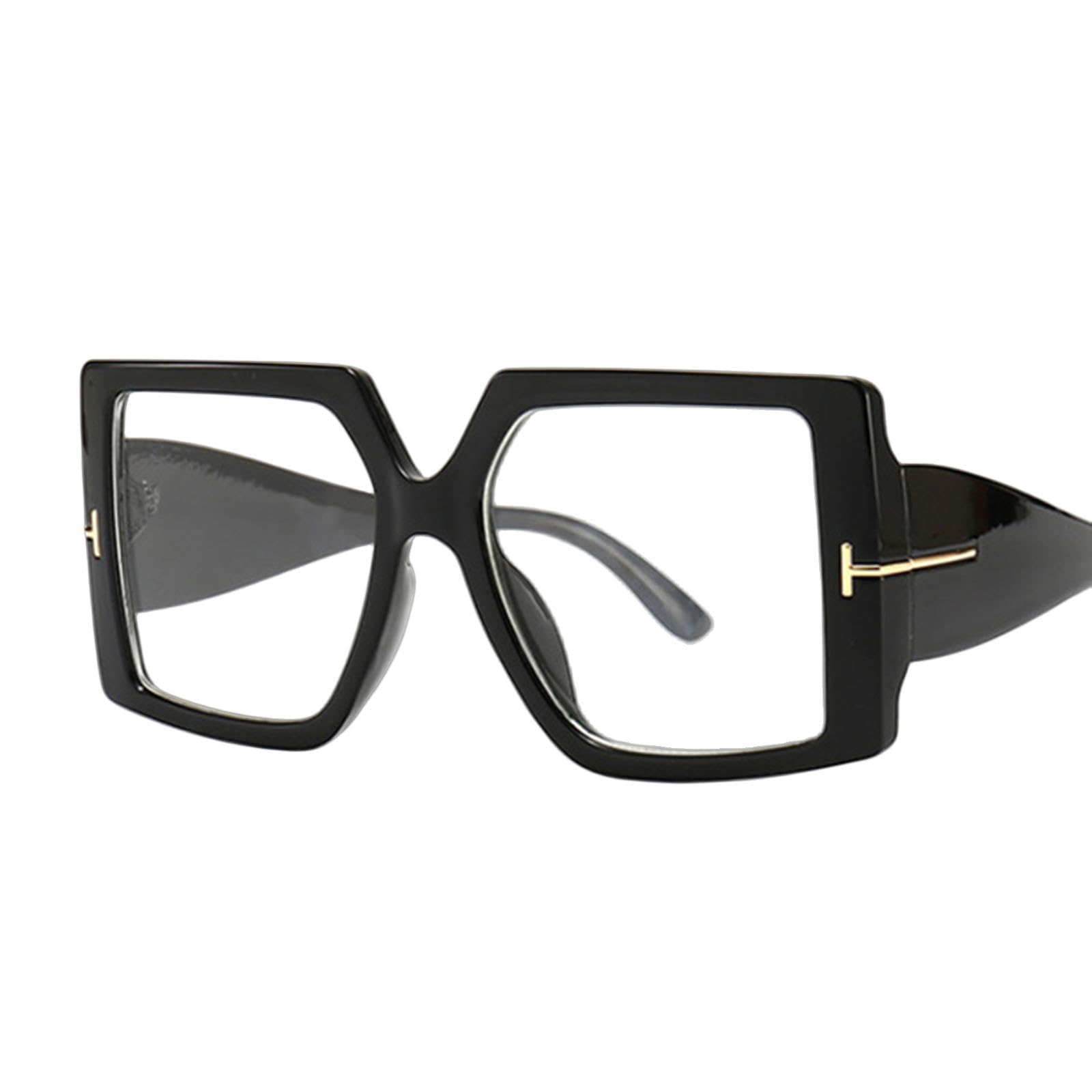 NOGRAX Occhiali da Sole da Donna Occhiali Da Sole Quadrati Donna Uomo Occhiali Da Sole Oversize Con