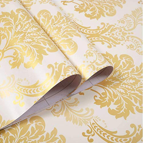 Image of Amazon Brand - Solimo PVC Self-Adhesive Wallpaper, Batik Motifs, 45 x 500 cm
