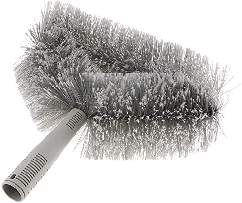 Triangle Cobweb Brush Ceiling Fan Corner Cobweb Brush Duster Cleaner Cleaning Tool (Grey)
