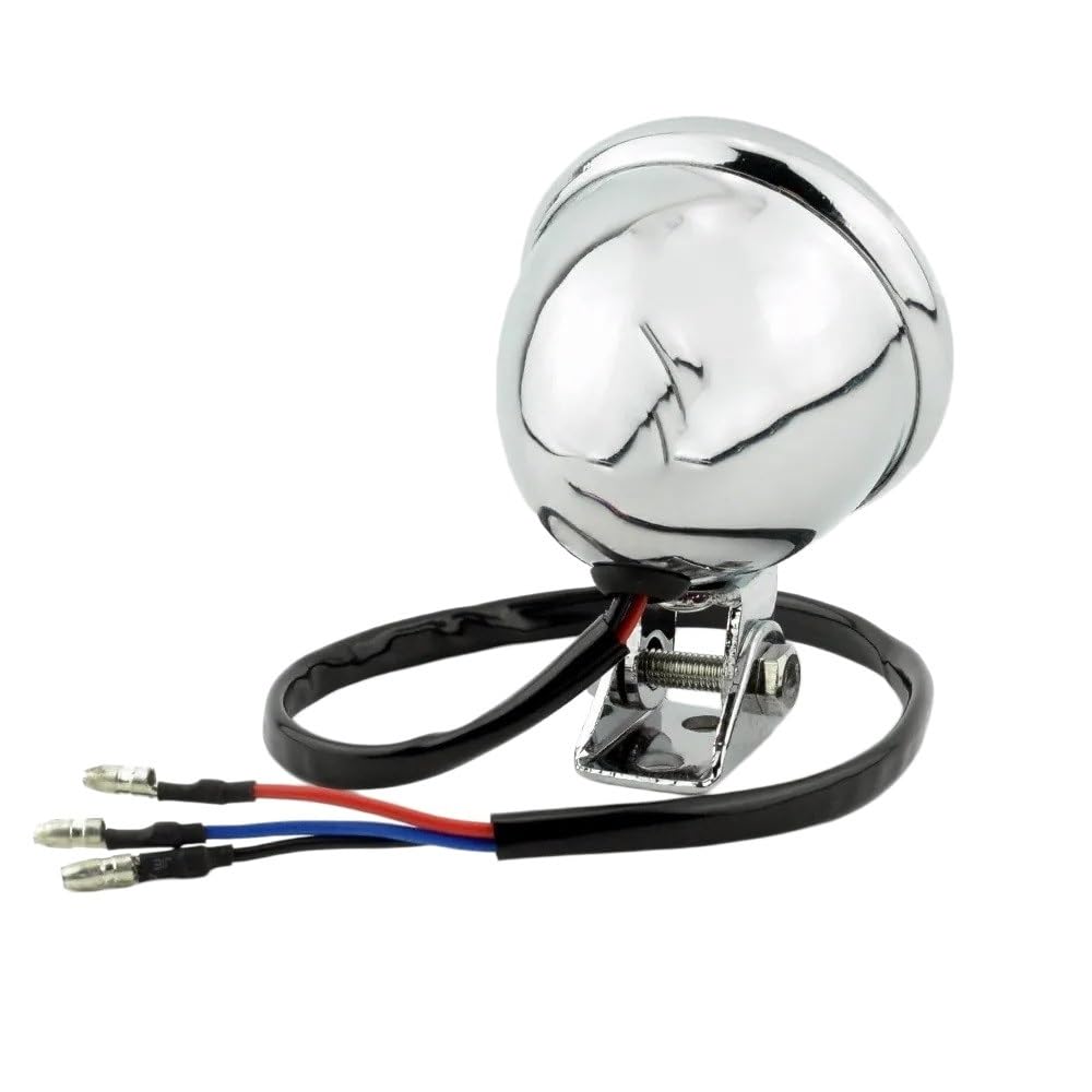 Phare moto Feu arrière de frein Led pour motos, petit feu rond, Stop, pièces modifiées, indicateur lumineux, 12v