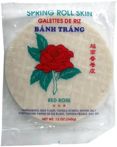 Banh Trang Spring Roll Wrapper, 12-Ounce (Pack of 8)