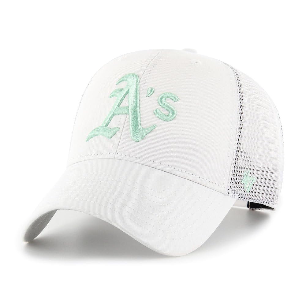 47 Brand Snapback Cap - Branson Oakland Athletics White