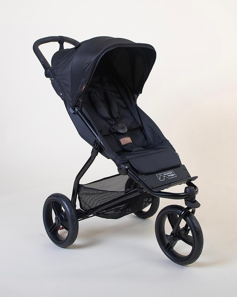 Mountain Buggy Swift Heritage V4 Poussette légère à 3 roues Noir Caviar