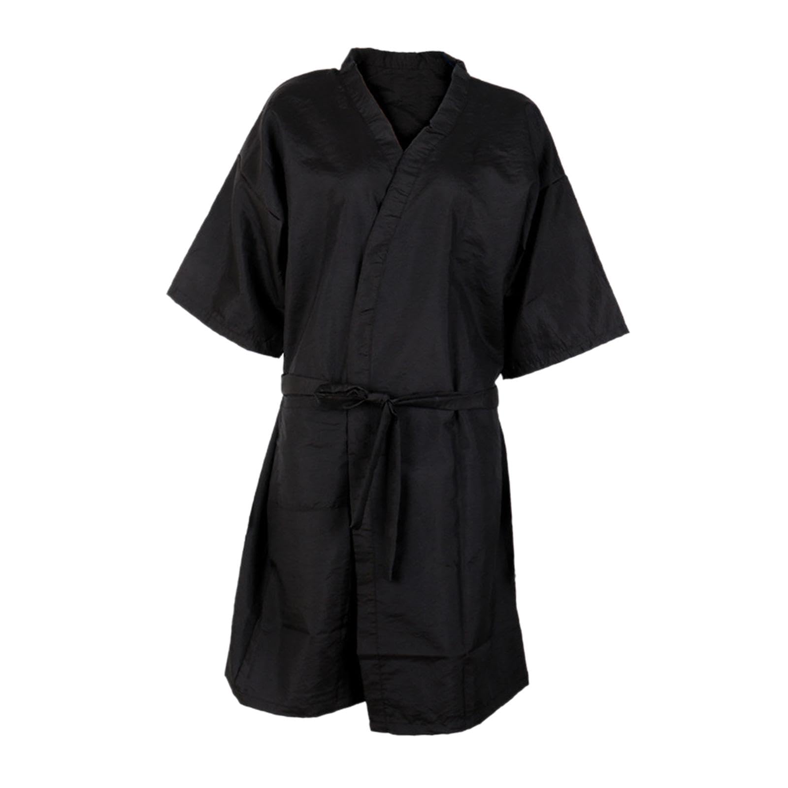 Peleryna do strzyżenia z regulowanym paskiem, kimono, szlafroki do centrum urody, dla zwierząt domowych, czarna