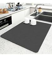 Bhuma 1 Pc's Dish Drying mat Kitchen for Water Absorbing mat for Kitchen Placemat This mat Non-S...