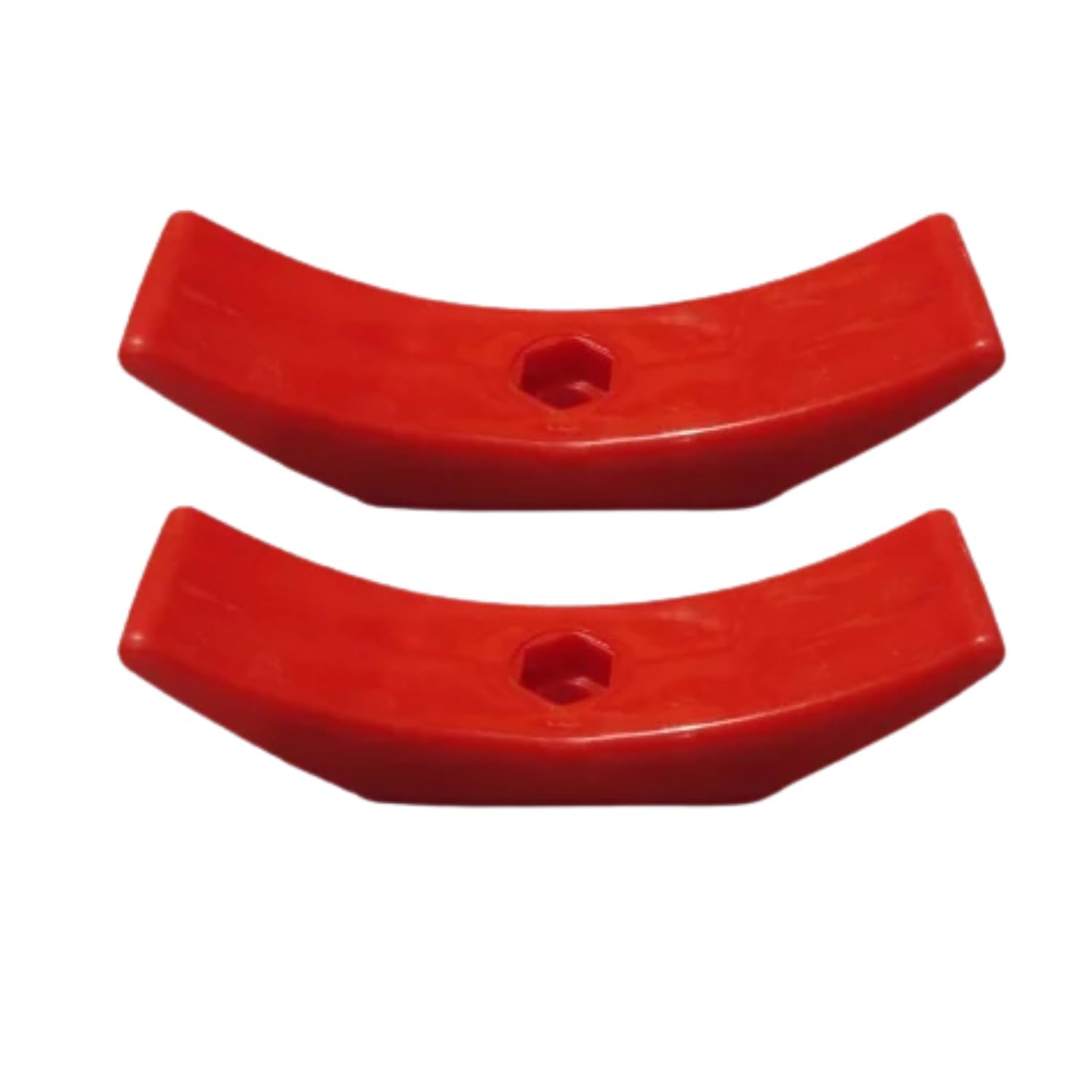 MRT SPORTS Dumbbell Rack Saddles (Pack of 20) - Heavy-Duty Plastic Replacement Brackets for Dumbbell Stand, Gym Weight Storage Organizer - Red 1