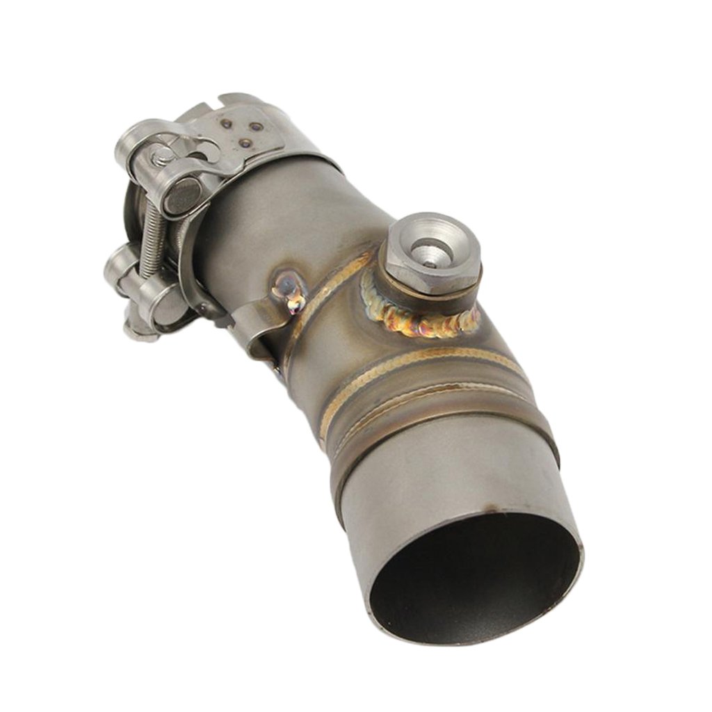 Gazechimp Tuyau Intermédiaire D'échappement d'acier Inoxydable pour Kawasaki ER6N