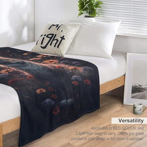 Couverture en flannel pour chat 140x180cm chaude lavable - 6