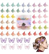 58 pcs Girls Hair Clips Girls Hair Accessories Butterfly Hair Clips Mini Cute Clips Small Pastel ...