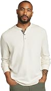 Eddie Bauer Mens Classic Fit Favorite Long-Sleeve Thermal Henley Shirt
