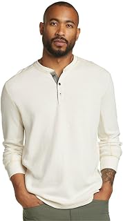 Mens Classic Fit Favorite Long-Sleeve Thermal Henley Shirt
