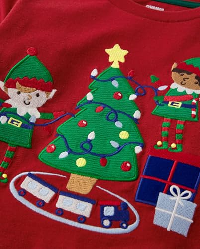 Image of Gymboree Boys and Toddler Embroidered Graphic Long Sleeve Layered T-Shirts