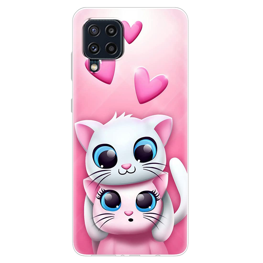 Fashionury Back Cover for Samsung Galaxy M32 4G/ Samsung F22 Designer | Printed|Transparent |Flexible| Silicon -D061 (B098JWGCR6) Amazon Price History, Amazon Price Tracker