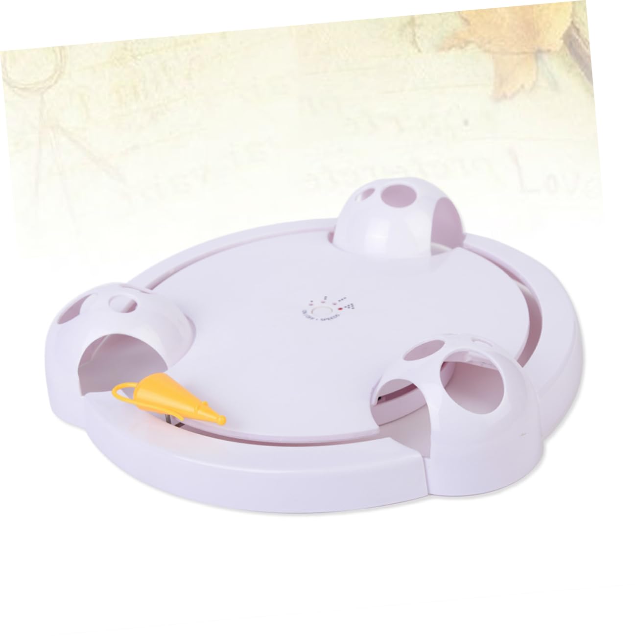 Beaupretty Jouets Interactifs pour Chats Plaque de Jeu Rotative Automatique Jouets d'exercice Électriques pour Souris