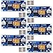 hiBCTR 6 Pieces of XL4015 438V to 1.25-36V 5A DC-DC Buck Converter Step Down Module with 96% Efficiency