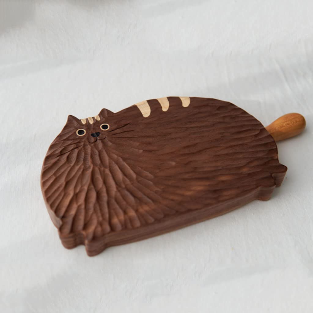 Tagliere Tagliere Premium Choing Board Tagliere in legno con gatto divertente Tagliere creativo e carino Choing Board con manici per vassoio da cucina per formaggi o vassoio di frutta Tagliere per int