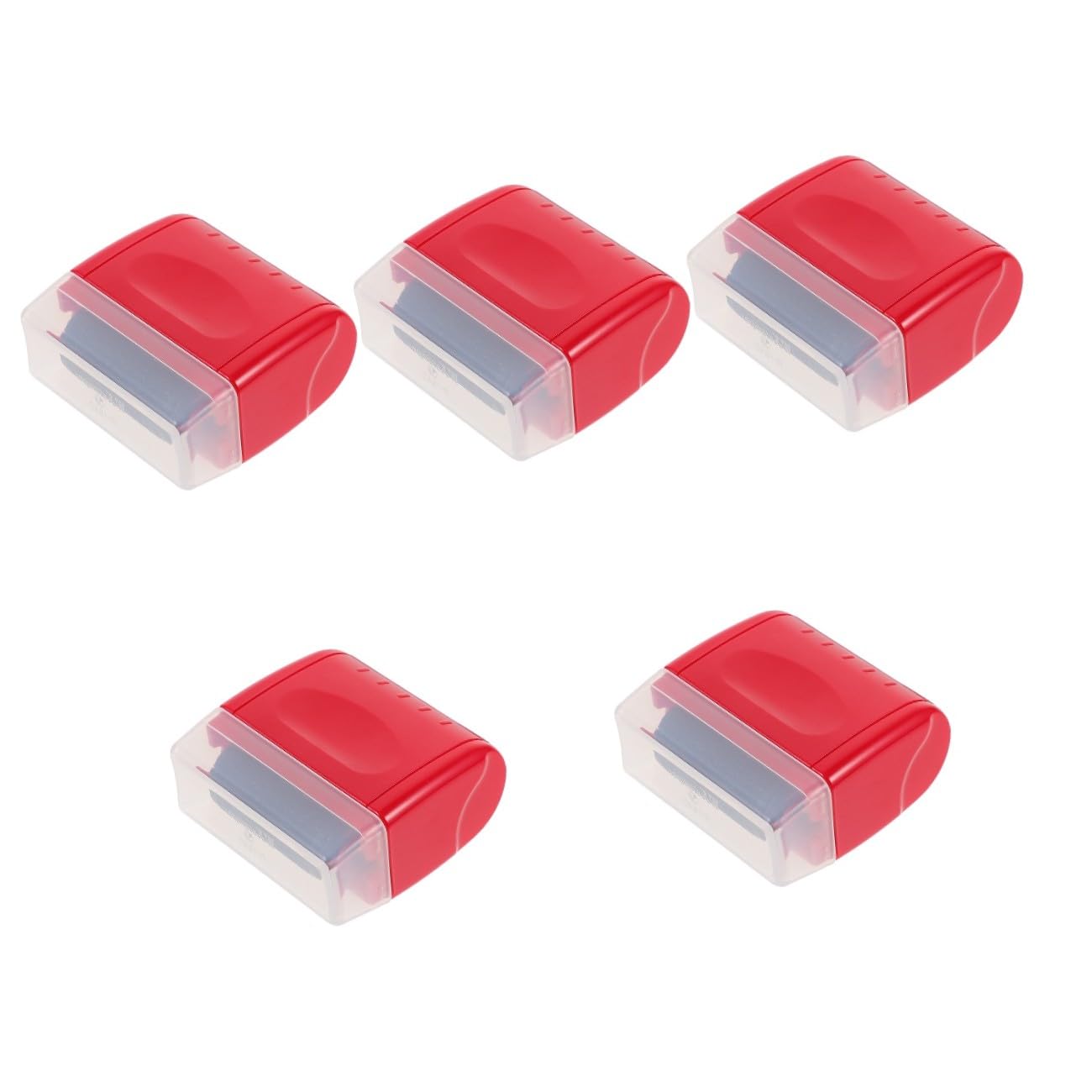 Lurrose 5pezzi Multi- Roller Stamps Per Privacy Riservati e Accessori Per Insegnanti e Facile Usare e Riutilizzabile