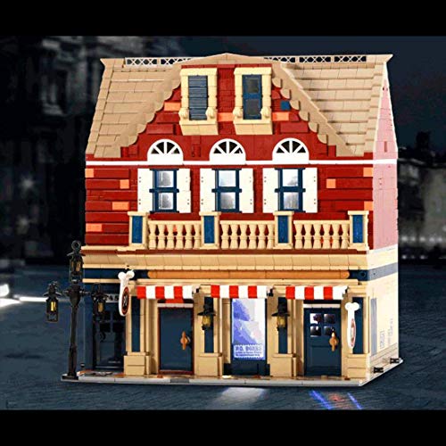 n.g. Wohnkultur Architektur Bausteine Modell 3250Pcs Postamt Stadthaus Straßenansicht Stadthaus Spielzeugladen… – Bild 8