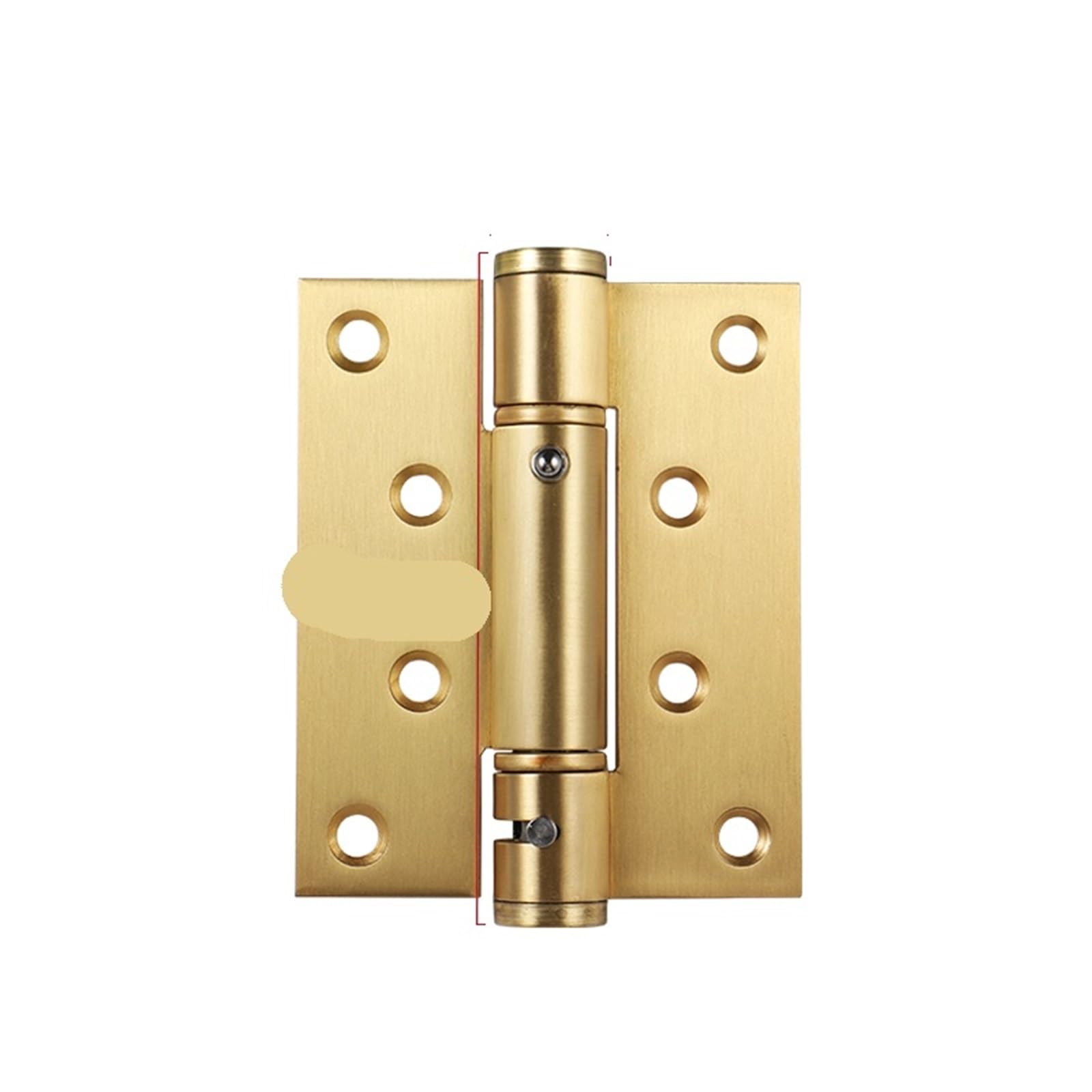Kdhcvkz Bronze 1Pcs Invisible Door Hinge Wooden Door Spring Hinge(Bronze)