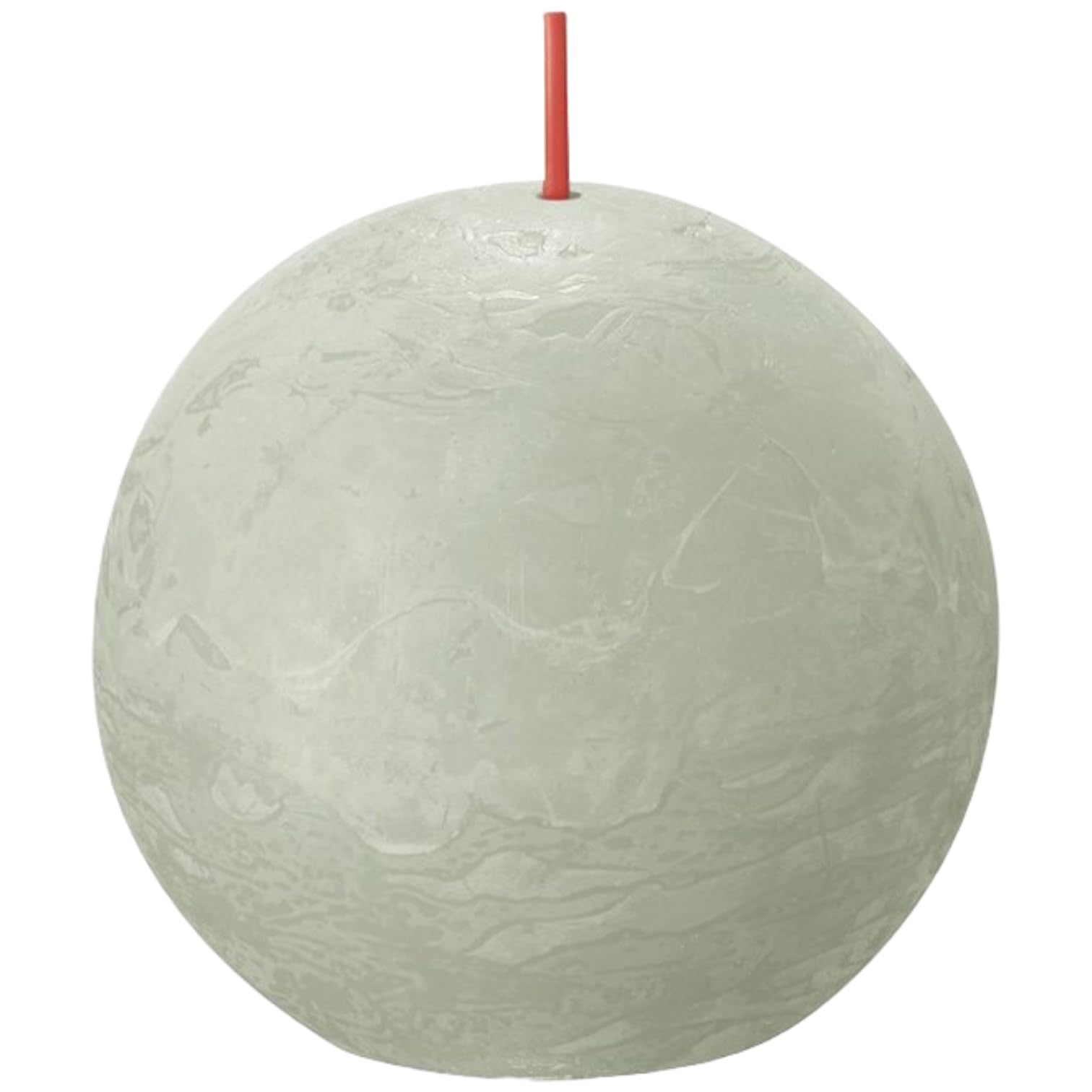 BOLSIUS Foggy Green Rustic Ball Candle 8cm