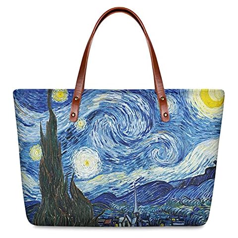 Belidome Starry Sky Women's Tote Handbag Cover