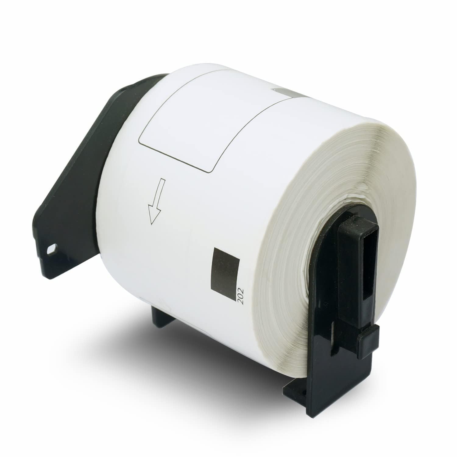 BETCKEY - 1 Roll DK-11202 Labels, 62mm x 100mm, 300 Shipping Labels Compatible with Brother QL Label Printers