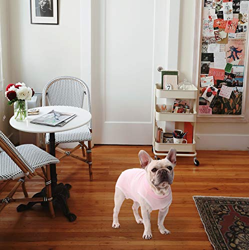 Image of SAWMONG Dog Recovery Suit, Recovery Suit for Dogs After Surgery, Dog Spay Surgical Suit for Female Dogs, Dog Onesie Bodysuit for Surgery Male Substitute E-Collar Cone, Pink, XX-Large