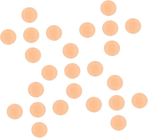 Parches de 200 piezas de mini cinta de conducto mini cinta adhesiva transparente para el cuidado del vendaje, parches circulares o