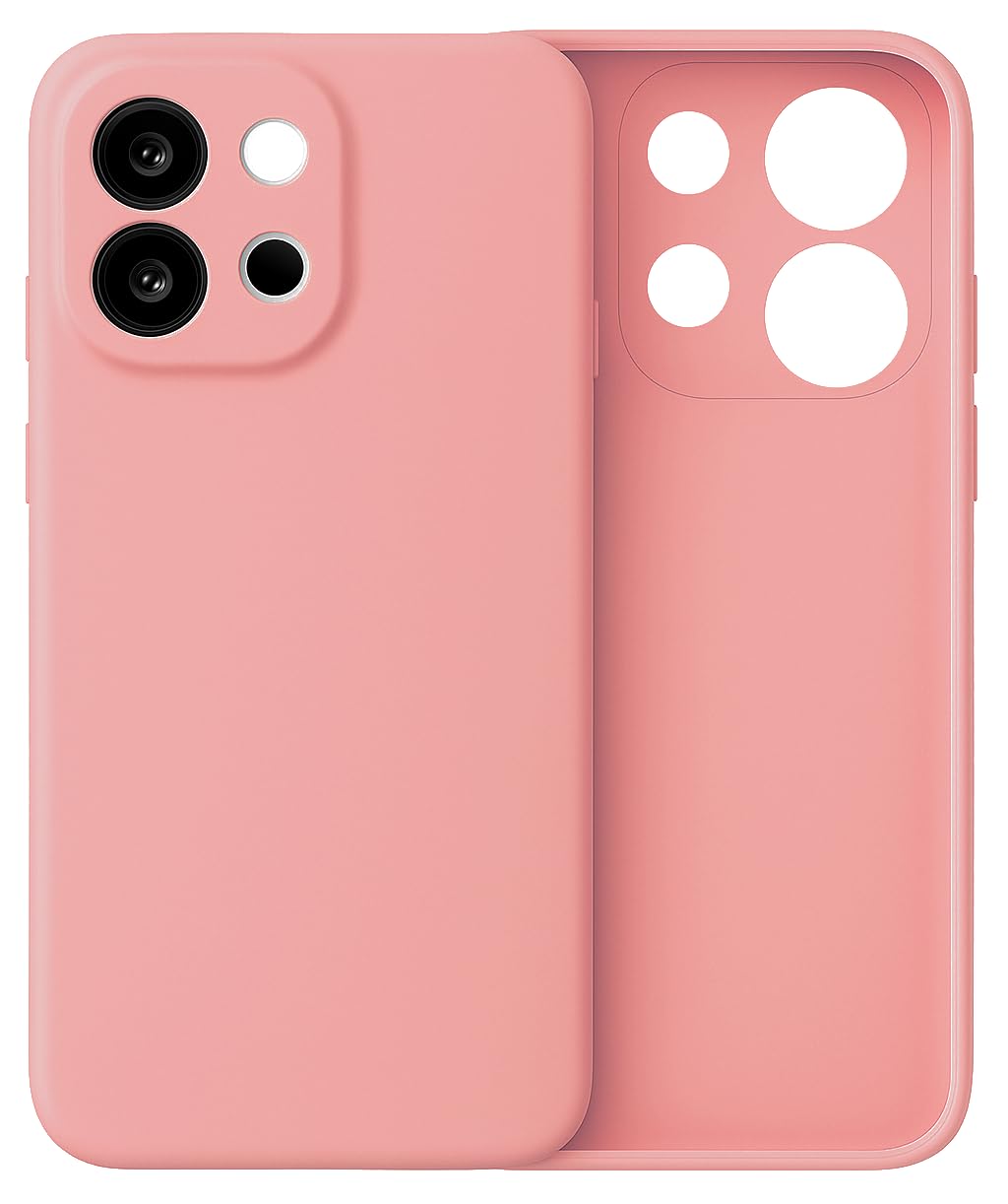 YellowInc Matte Soft TPU Silicone with Microfiber Lining Flexible Bumper Case Cover Compatible with OnePlus 13s 5G (2025) (Pink) YellowInc Matte Soft TPU Silicone with Microfiber Lining Flexible Bumper Case Cover Compatible with OnePlus 13s 5G (2025) (Pink)