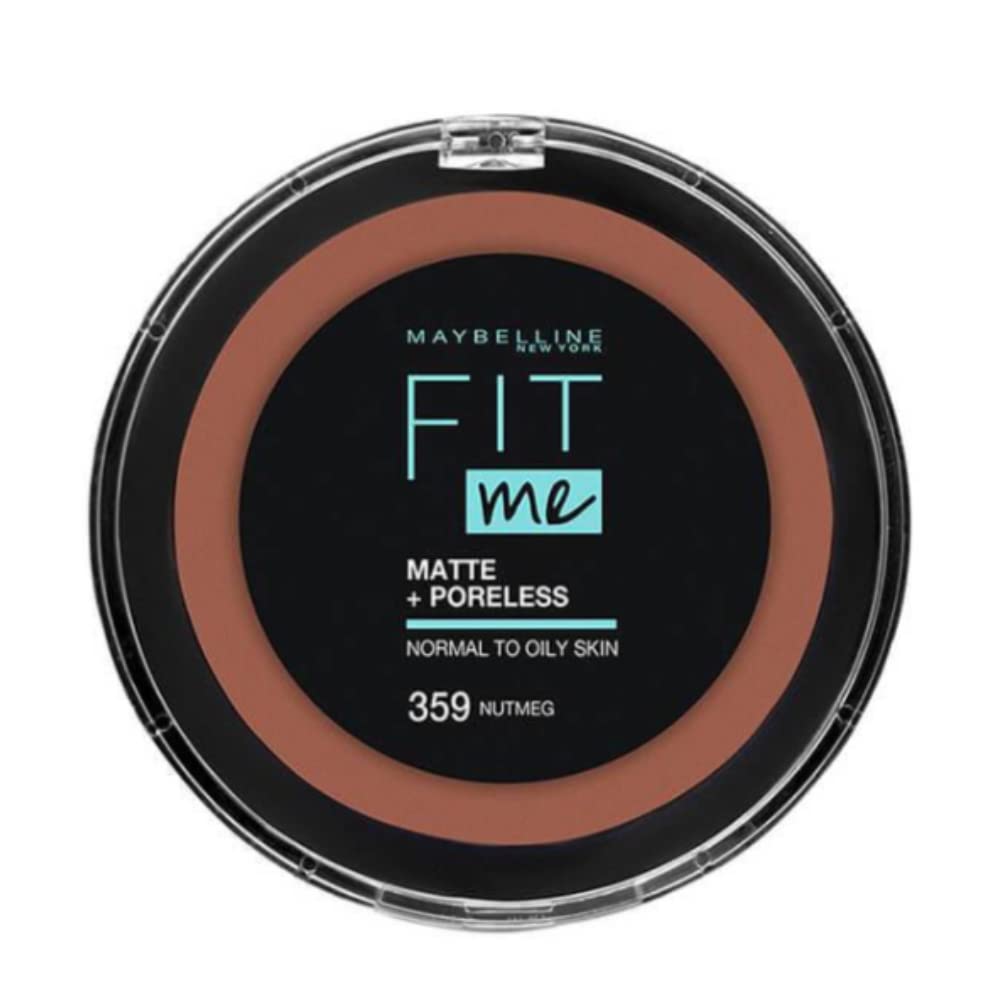 MaybellineFit Me Matte + Poreless Powder Normal/Oily - 359 Nutmeg 12g
